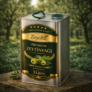 5 Litre Teneke Soğuk Sıkım Zeytinyağı